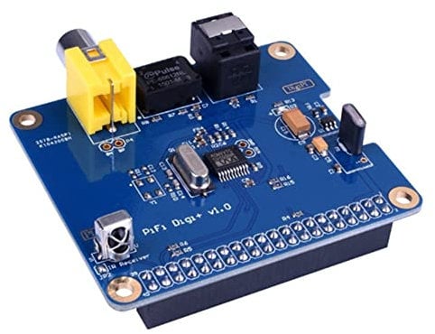 Sirxlevcy HiFi DiGi+ Digitale Soundkarte Digitale Soundkarte Blau Digitale Soundkarte I2S SPDIF Glasfaser für 3/2 B+