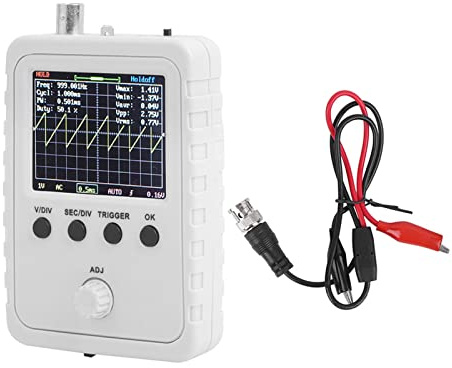 Ticfox Tragbarer Handheld -Oszilloskop, DSO150 Handheld Digital Oscillocope Kit Digitales Oszilloskop Kit 15001K 0‑200KHz 5MV/DIV -20MV/IDV