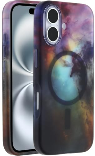 OtterBox Slim & Sturdy MagSafe Hülle für iPhone 16, Space | Stoßfest, sturzsicher, ultraschlank, Dünne schützende Hülle, Getestet nach Militärstandard
