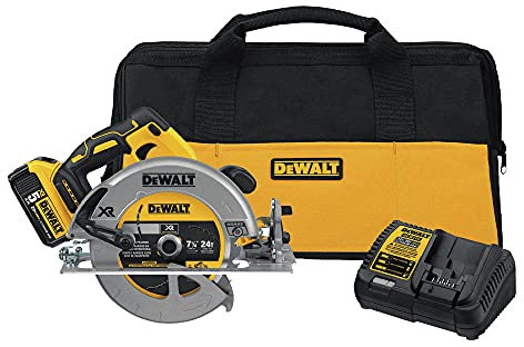 DEWALT 20V MAX* 7-1/4-Inch Cordless Circular Saw with Brake Kit (DCS570P1)