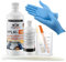 Home Profis® HPLH-100 glasklares 2K Epoxidharz (300g) inkl. 1m² GFK Glasfasermatte (110g/m²) & Werkzeug | Formbau, Reparatur und Ausbesserung, Bootsbau, Fahrzeugbau
