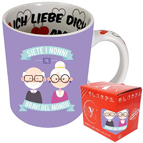 My Custom Style Tazza I Love You Ceramica#Nonni-Nonni+#325ml