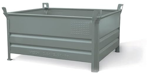Heson 1520-03-42 Transportbehälter 1520, Verzinkt, 1200mm x 800mm x 600mm
