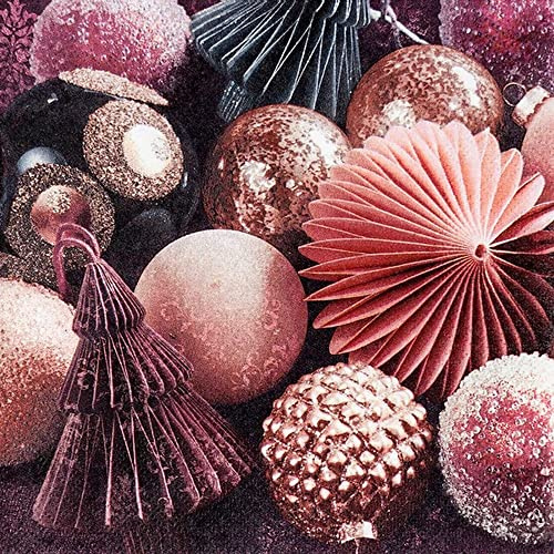 20 kleine Cocktail-Servietten Weihnachtsschmuck modern | Weihnachten | Winter | Tischdeko | Decoupage | Serviettentechnik 25x25cm
