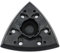 Plaque abrasive triangulaire auto-agrippante 93 x 93 mm pour ponceuse Delta Bosch PDA 180 PDA 240 E GDA 280 E 2608000211