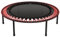 bellicon Fitness Trampolin 100cm (Rot) | Stabile Schraubbeine & Seilring-Federung bis zu 150 kg (Extra Stark) | 3-teiliger Rahmen | Made in Germany