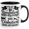 Wer Randaliert Wird Relaxiert Wer Disutiert Wird Intubiert Tasse Geschenk Krankenschwester Anästhesie Propofol Geschenkidee Kaffee-Becher (Schwarz)