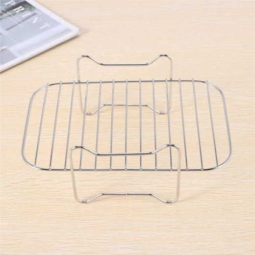 FYOBOT Support de Friteuse ¨¤ Air pour DZ201/DZ401 Accessoires Alimentaires Support de D¨¦Shydrateur Empilable Multicouche en Acier Inoxydable