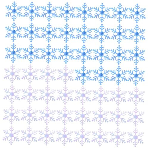 Garneck 400stücke Simulations-schneeflocke Weihnachtsschneeflocke Schneeflocken-dekor Für Home Bar Party Dekoration Weihnachtsszene Schneeflocken-dekor Feine Verarbeitung Anwendung Sicher