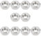 LT Easiyl 10 Stück M10 X 1 Mm Kurbelwellen-Sechskantmuttern 304 Edelstahl Feingewindemuttern Kompatibel mit Simson S50 S51 S70 SR50 KR51 SR4 SR80