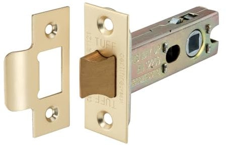 Heavy Duty 3 Inch Fire Rated CE Approved Pewter Satin Brass Steel Tubular Latch Wooden Door Security Mortice Lock 75mm for Residential and Commercial use