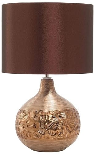 Beliani Lampada da tavolo moderna in colore marrone
