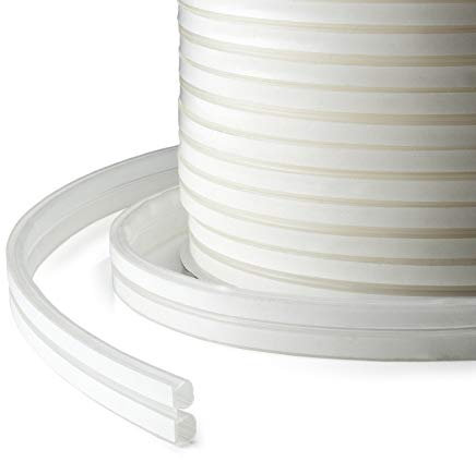 [DQ-PP] 10m Dichtung OMEGA 9x7mm Profil Fensterdichtung Türdichtung Silikon selbstklebend