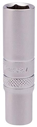 Draper 82139 1/4 Inch Square Drive 6 Point Metric Deep Socket, 9mm