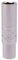 Draper 82139 1/4 Inch Square Drive 6 Point Metric Deep Socket, 9mm