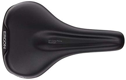 Ergon Damen ST Core Prime Fahrradsattel, Black/Grey, S/M