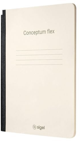 SIGEL CF203 Notizheft, liniert, DIN A5 - für Business Notiersystem Conceptum flex, aus nachhaltigem Papier