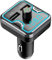 Car Bluetooth Adapter Asudaro Dual USB Charging Car Charger Multifunction Bluetooth Adapter Mp3 Bluetooth Player for Most cars