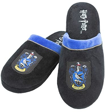 Funidelia Ravenclaw Hausschuhe - Harry Potter für Herren und Damen, Offizielle Lizenz, Größe 42-45, Hogwarts, Zauberer. Fanartikel als Geschenk zu Weihnachten und Geburtstagen
