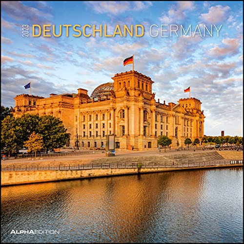 Deutschland 2023 - Broschürenkalender 30x30 cm (30x60 geöffnet) - Kalender mit Platz für Notizen - Wandkalender - Wandplaner - Wandkalender