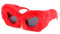 FEISEDY Plüsch Brille Damen Cat Eye 90er Jahre Punk Lustige Sonnenbrille für Karneval oder Fasching Maskerade Brille für Frauen