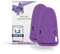 LoWell® 2 Stück Peelinghandschuh Körper, Hamam Handschuh Peeling für Körper und Gesicht, Handschuh Peeling, Exfoliating Gloves, Body Scrub, Bonus Peeling Guide und 2 Saugnäpfe, Lila
