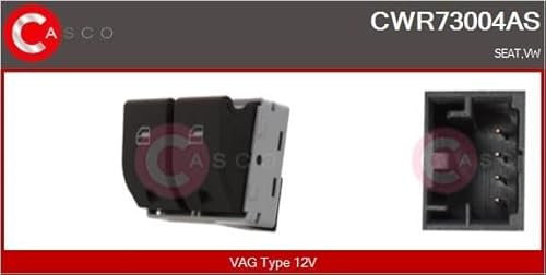 Casco CWR73004AS Schalter für Fensterheber Vag