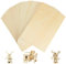 LOLYSIC Lot de 24 feuilles de tilleul - 300 x 200 x 1,5 mm - Feuilles A4 en contreplaqué brut pour travaux manuels, panneaux de bois vierges rectangulaires naturels fins pour gravure au laser,