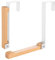 Foldable Wood Over The Door Hooks,Over Door Hanger,Retractable Over The Door Hook,Folding Door Hook,Wooden Foldable Coat Hooks,Space Saving Folding Door Hanger for Hanging Towels,Clothes (white)