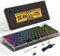 ATTACK SHARK K75 75% Tasta da gioco meccanico TKL, tastiera RGB BT5.0/2.4G/USB-C, tastiera di guarnizione trasparente personalizzabile con manopola, interruttore lineare a caldo, 4000mAh-Nero