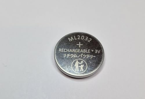 Girafus ML2032-wiederaufladbare Batterie/Akkus 3V 80mAh-Ersetzt CR2032 Mainboard,Taschenrechner,elektr.Kerzen,Fahrrad Computer,Spielwaren,Autoschlüssel,Computer Equipments (1xML 2032)