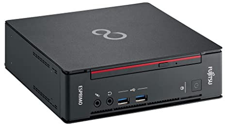 Fujitsu Esprimo Q556 Intel Core i3 128GB SSD Festplatte 4GB Speicher Windows 10 Home DVD Brenner Desktop Computer Mini PC (Generalüberholt)