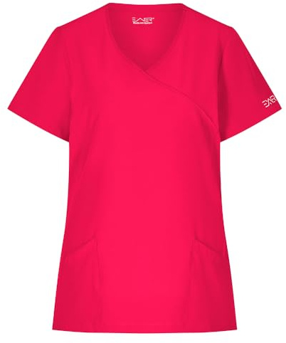 EXNER medizinischer Schlupf-Kasack, Slim fit Stretch, für Damen in Krankenpflege, Altenpflege, Kosmetik, Medizin, lieferbar in weiß, grau, schwarz, blau, rot, von Größe XS-2XL