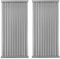 Beurbcikue 18 7/16 Zoll Infrarot-Emitterplatten für Charbroil Infrarot-Grillroste Ersatzteile für Charbroil 463241314 463241013 463243911 463243812 463270614 463268008, Edelstahl, 2 Stück