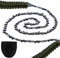 Generic Pocket Chainsaw 36 inch 48 Teeth/16 Teeth Camping Chain Saws with Paracord Handle Folding Hand Chain Saw Portable Handheld Survival Chain Saw for Wood Cutting Camping Hiking Home