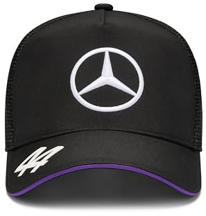 MERCEDES AMG PETRONAS F1 2024 Lewis Hamilton Trucker Kappe - Schwarz - Einheitsgröße