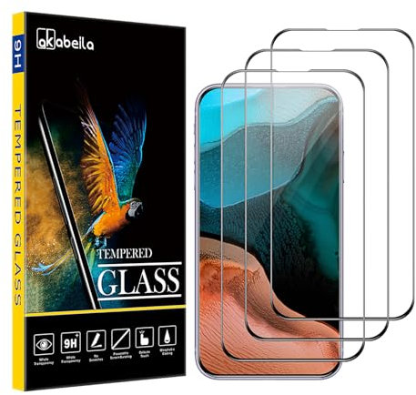 AKABEILA Paquete de 3 Protector de Pantalla para Xiaomi Mi A1/5X película Protectora de Vidrio Templado dureza 9H antiarañazos sin Burbujas 5.5 Pulgadas
