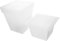 FUNOMOCYA Lampes Solaires De Jardin pour Fleurs Petits Pots De Fleurs en Plastique Lumière LED Blanche Décoration De Jardin Facile À Utiliser