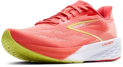 BROOKS 1204391B603 Launch 11 Women Coral/Primrose/White UK 4