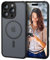Nupcknn Funda Magnética para iPhone 16 Pro con Magsafe, Carga Inalámbrica, Protección Total de Cámara, Antigolpes y Translúcido Mate Antiarañazos Carcasa