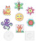 9 Pieces Hama Beads Pegboard, Hama Bead Boards, Hammer Beads Set, Made of Safe Materials, Suitable for People Under The Age of Twelve, Can Be Used to Diy Various Patterns, And Develop Intelligence