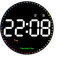 CNANRNANC Wanduhr Digital 10-Zoll Wanduhr Groß LED Display,Wanduhr 10-stufiger Helligkeitsdimmer, Nachtlicht, Plug-in-Digital-Wanduhr für Wohnzimmer Küche Büro Gym