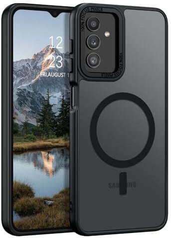DOMAVER Magnetic Case for Samsung Galaxy A13 5G / A04s, Mobile Phone Case Samsung A13 5G / A04s Case Compatible with Mag Safe, Matte Transparent Material, Ultra Thin All-Round Protection Protective