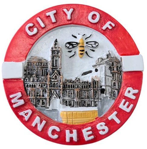 Manchester UK Travel Souvenirs 3D Refrigerator Magnet Fridge Decoration Magnet