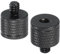 PATIKIL Adaptador de Tornillo de Trípode M6 Hembra a 1/4 Macho, 2 Piezas Conectores de Tuerca de Trípode Tornillo de Montaje de Cámara Convertidor de Doble Cabeza de Cámara