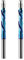 2 PCS Spiral Flush Trim Router Bit,6mm Shank 28 mm Cutting Length Extra Long 75mm OVL,2 Flutes Up Down Compression Bit with Nano Coating for Wood Trimming