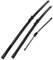 Limpia Parabrisas para VW Polo 4 Hatchback Tipo 9N3 2006-2009 Parabrisas Ventana 21+19+13 Juego De Escobillas Limpiaparabrisas Delanteras Y Traseras Coche Limpiaparabrisas