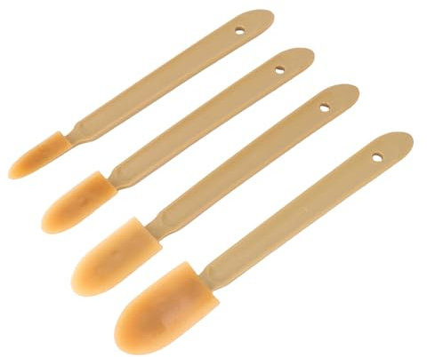8 Pezzi Sigillante per Malta Spatola Spargitore, Punte di PU Riutilizzabili Multifunzionali Perfetti per la Dispensa della Cucina Bagno Giallo con Punte Affilate, Progettate per