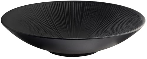 APS 85289 Schale NERO, Melamin, Ø 35 cm, Höhe 8 cm, schwarz