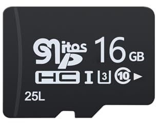 Carte micro SDXC 16 Go, vitesse U3, classe 10, carte mémoire pour GoPro, caméra de sécurité – jusqu'à 100 Mo/s en lecture